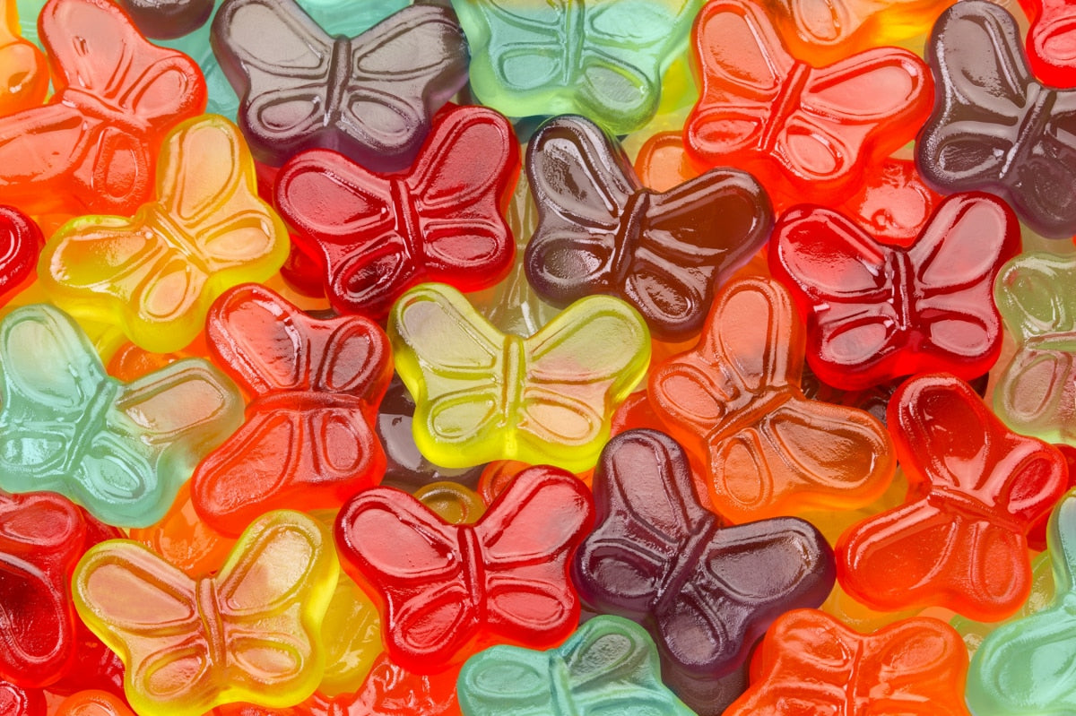 Albanese Mini Gummy Butterflies Peg Bag