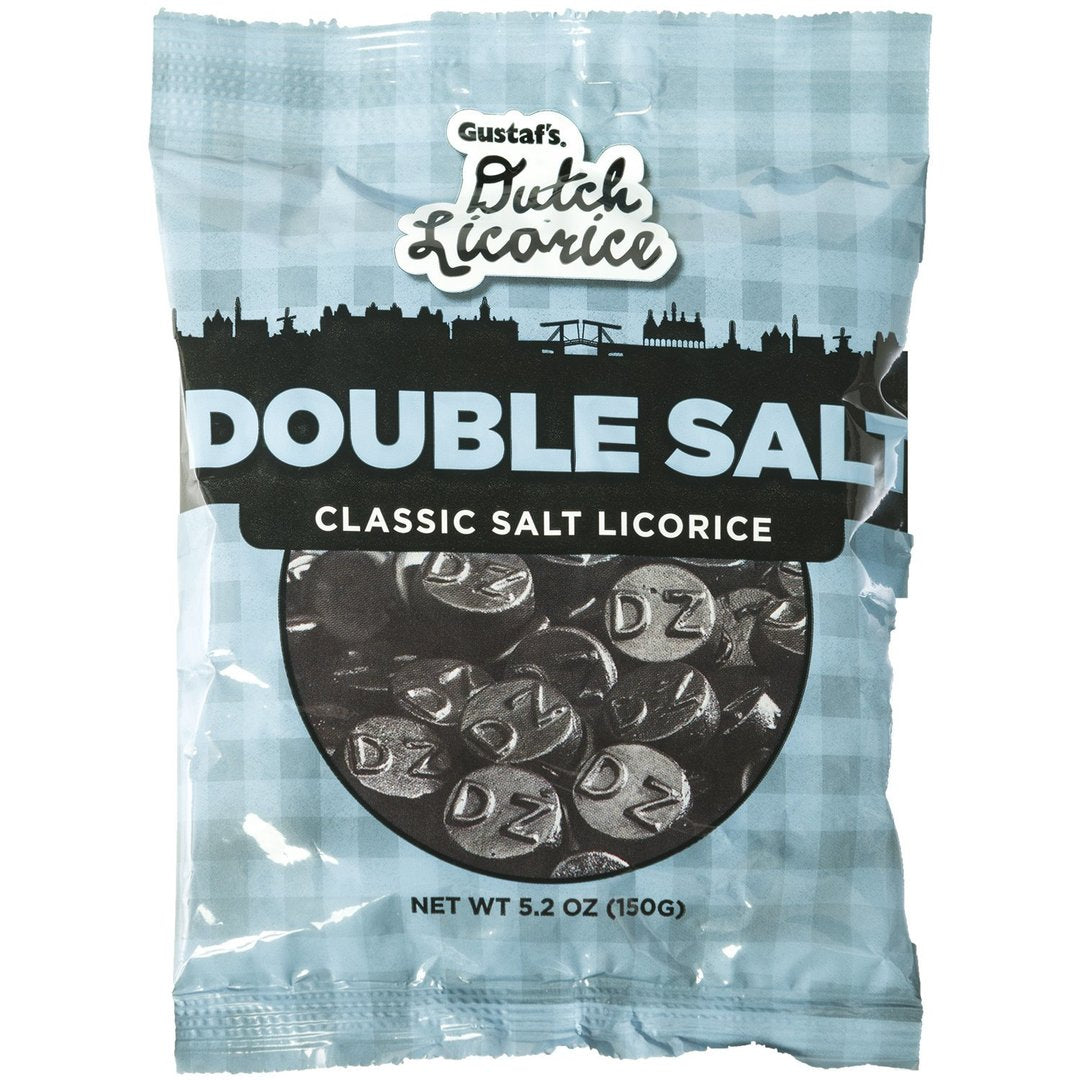 Gustaf’s Double Salt Licorice Peg Bag
