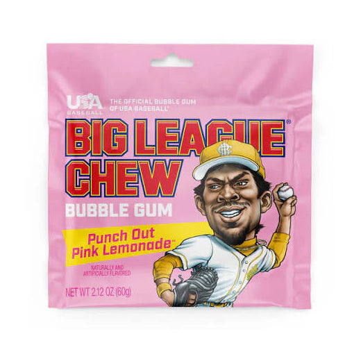 Big League Chew - Punch Out Pink Lemonade product photo