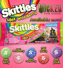 Skittles - Sour Wild Berry - Share SIze - Wicked
